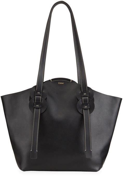 Chloe Darryl Medium Leather Tote Bag 